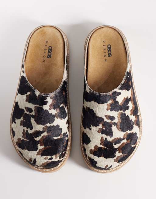 ASOS DESIGN – Komönstrade mules, 2 av 4