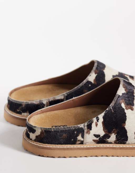 ASOS DESIGN – Komönstrade mules, 4 av 4