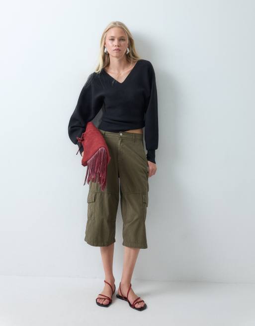 ASOS DESIGN kompakt tröja med pingvinärm i svart, 3 av 5