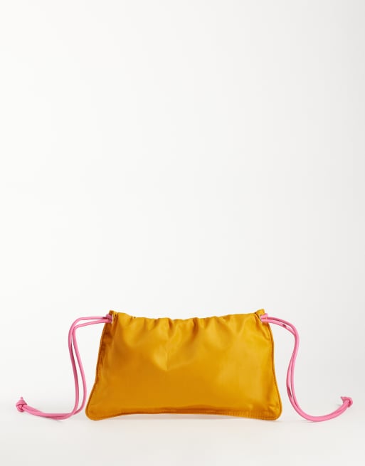 ASOS DESIGN kopertówka typu pouch w kolorze pomarańczowym, 1 z 4
