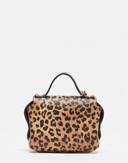 Asos leopard print bag sale