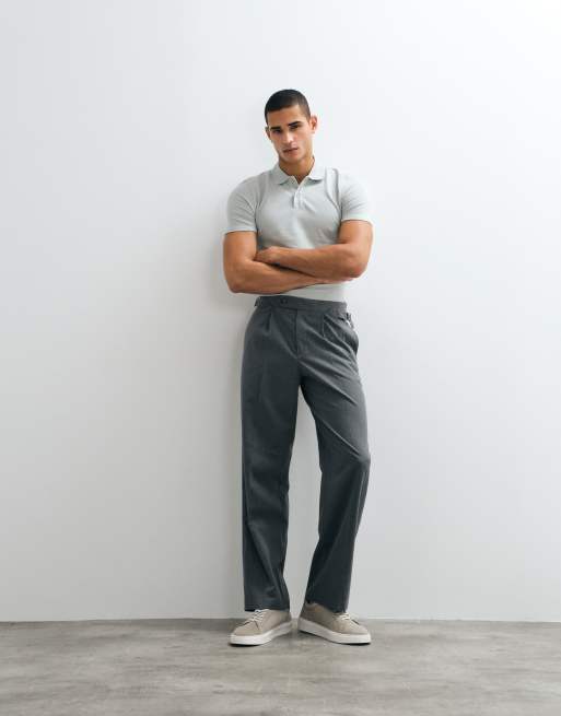 ASOS DESIGN – Körperbetontes Basic-Polohemd aus Pikee in Grün, 3 von 5