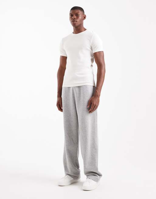 ASOS DESIGN – Körperbetontes Basic-T-Shirt in geripptem Beige, 2 von 5