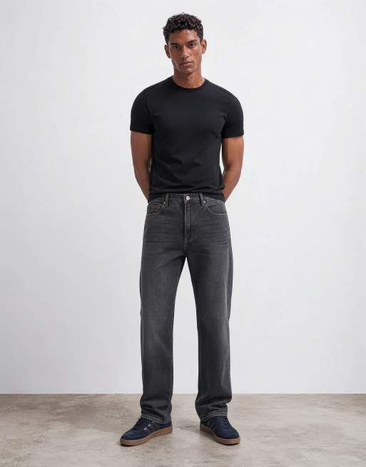 ASOS DESIGN – Körperbetontes Basic-T-Shirt in Schwarz, 7 von 10