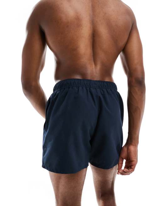 ASOS DESIGN - Korte badeshorts i marineblå, 4 af 4