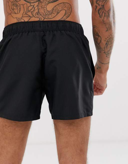 ASOS DESIGN - Korte badeshorts i sort, 2 af 4