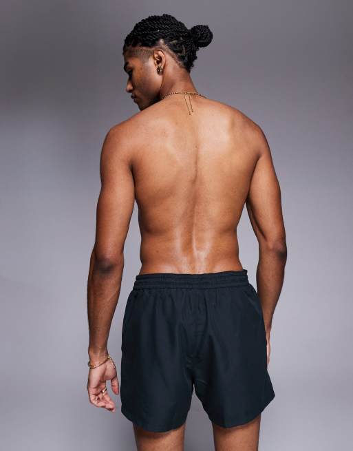 ASOS DESIGN - Korte badeshorts i sort, 3 af 4