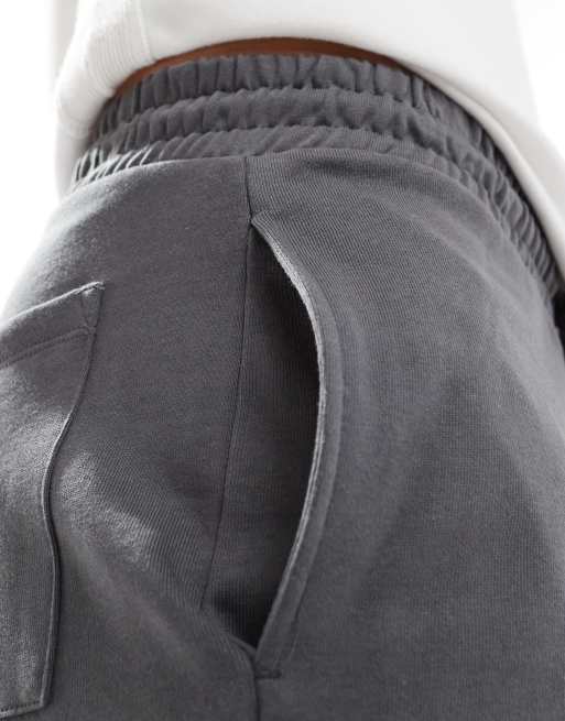 ASOS DESIGN - Korte smalle short in zwart met wassing, 3 van 5