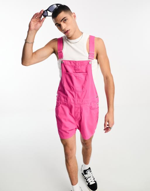 ASOS DESIGN - Korte tuinbroek in roze