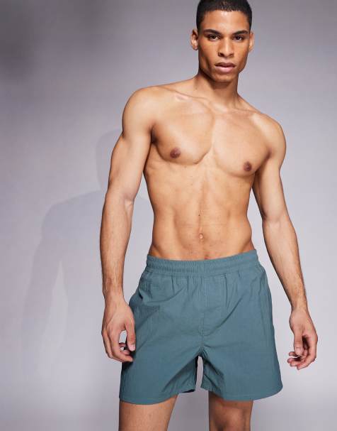 ASOS DESIGN - Korte zwemshort in grijs - view 1