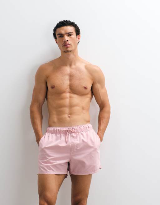 ASOS DESIGN - Korte zwemshort in roze, 4 van 7