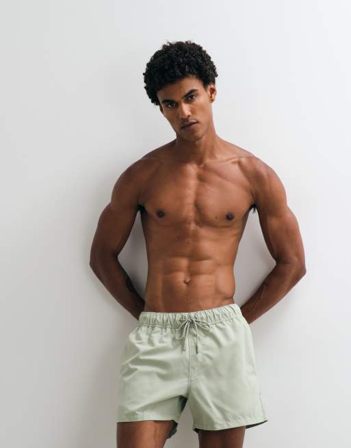 ASOS DESIGN - Korte zwemshort in saliegroen, 4 van 5