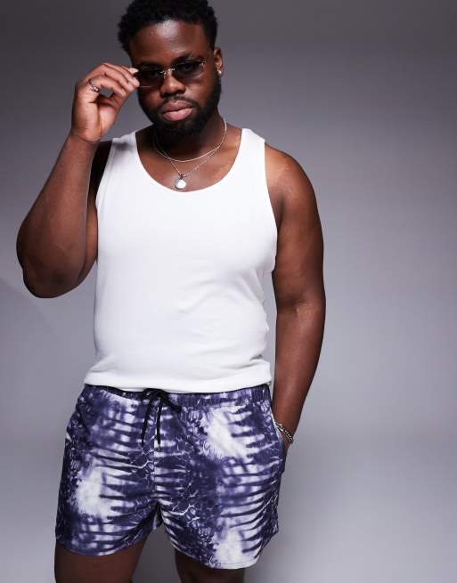 ASOS DESIGN - Korte zwemshort met dierenprint in marineblauw, 2 van 4