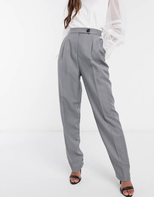 ASOS DESIGN – Kostymbyxor i dad-modell