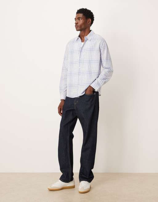 ASOS DESIGN – Koszula o luźnym kroju w niebieską kratkę, 2 z 5