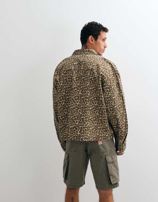 ASOS DESIGN – Koszula oversize o pudełkowym kroju w cętki, 3 z 5