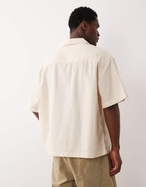 ASOS DESIGN – Koszula oversize z kory z nadrukiem, 5 z 5