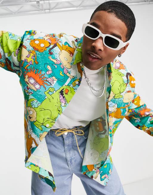 ASOS DESIGN – Koszula oversize z nadrukiem Rugrats w stylu lat 90.