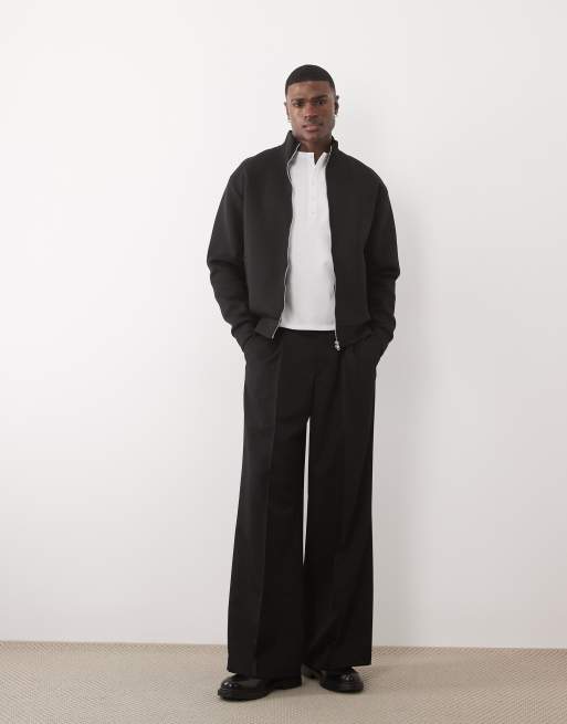ASOS DESIGN - Kraftig hvid henley-T-shirt i regular fit med afkortede ærmer, 4 af 5