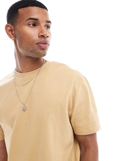 ASOS DESIGN - Kraftig og afslappet gul T-shirt , 2 af 4