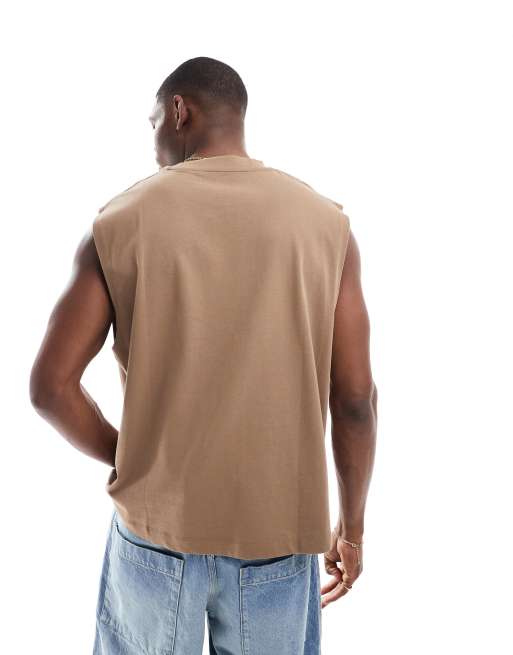 ASOS DESIGN - Kraftig og oversized brun overdel , 2 af 4