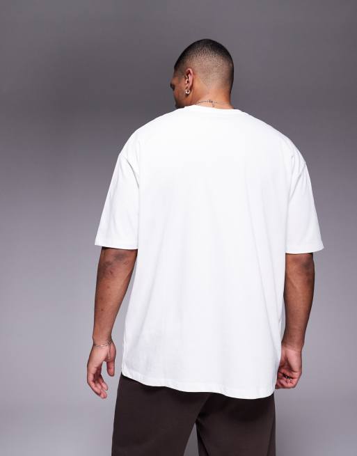 ASOS DESIGN - Kraftig og oversized hvid T-shirt , 2 af 4