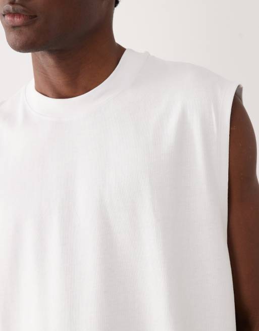 ASOS DESIGN - Kraftig oversized tanktop i hvid, 5 af 5