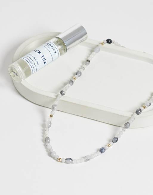 ASOS DESIGN - Kralenketting in grijs, 2 van 4