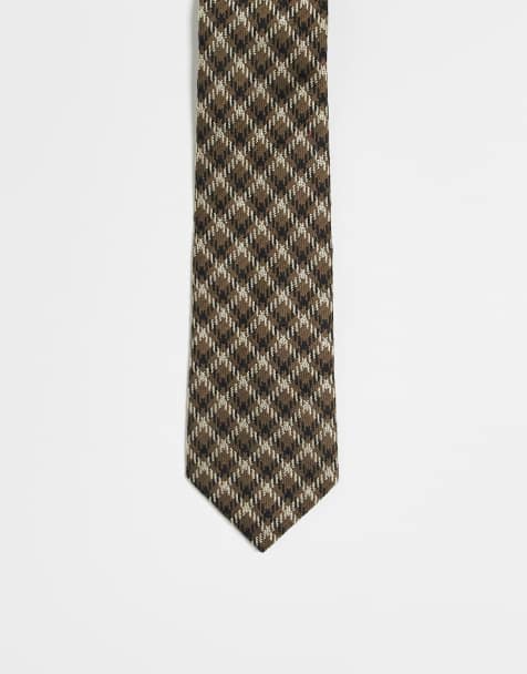 ASOS DESIGN – Krawat w kratkę - view 1