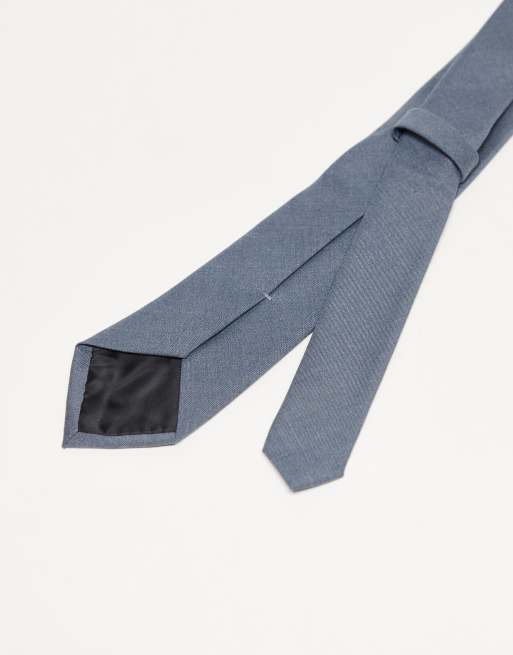 ASOS DESIGN – Krawatte in Blau, 3 von 4