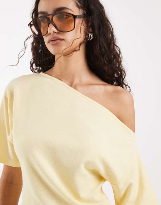 ASOS DESIGN – Jasnożółty fakturowany zestaw, 4 z 6