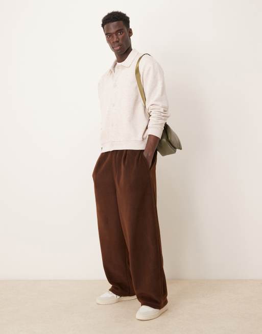 ASOS DESIGN – Kremowy melanżowy kardigan o pudełkowym kroju oversize, 2 z 4