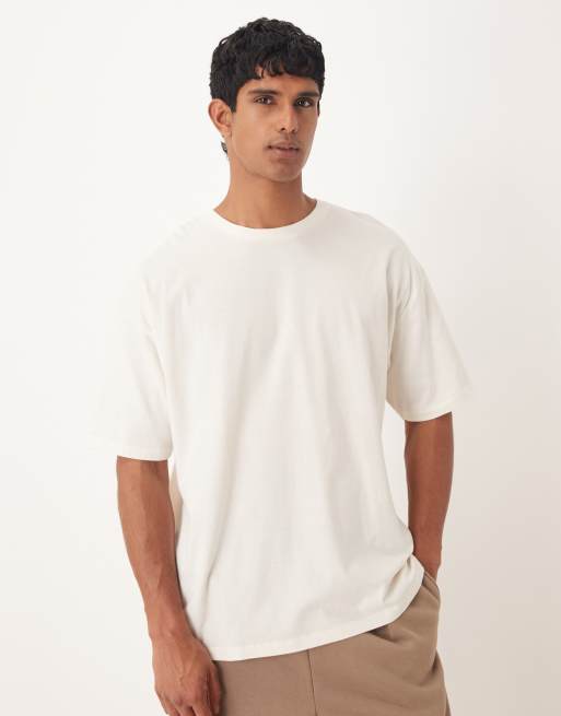 ASOS DESIGN – Kremowy T-shirt oversize z astrologiczną grafiką, 2 z 5