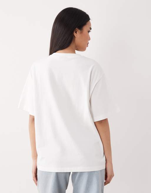 ASOS DESIGN – Kremowy T-shirt oversize ze znoszoną grafiką Los Cabos, 4 z 4
