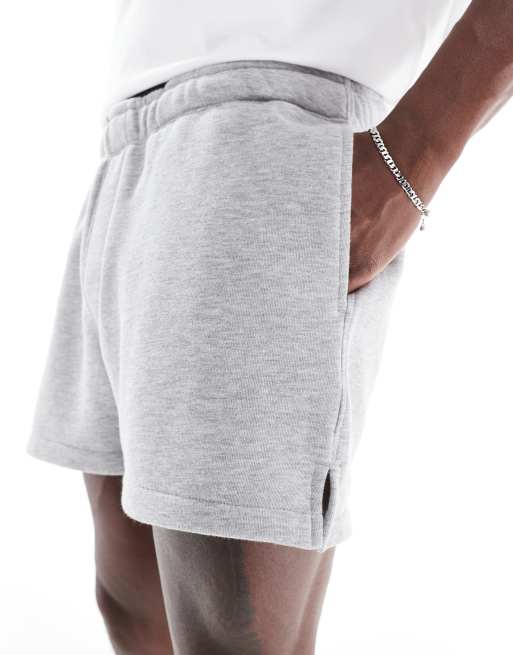 ASOS DESIGN – Krótkie szorty w szarym melanżowym kolorze, 4 z 5