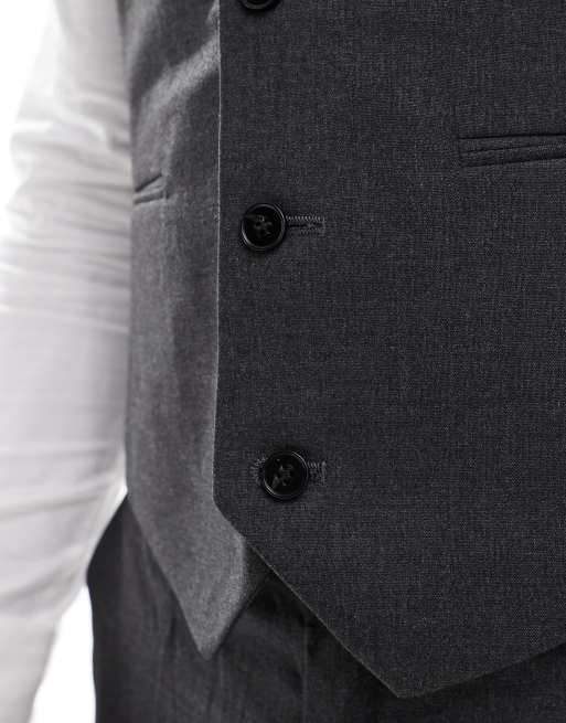 ASOS DESIGN - Kulfarvet smal habitvest, 3 af 5