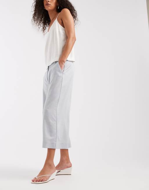 ASOS DESIGN – Kuloty z szerokimi nogawkami o lnianym wyglądzie, 2 z 5