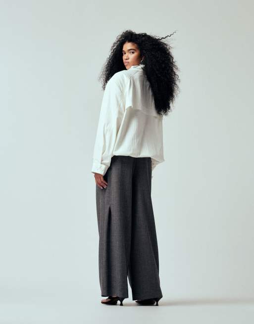 ASOS DESIGN – Kultige Sportjacke in Elfenbeinweiß mit Stehkragen, 4 von 4