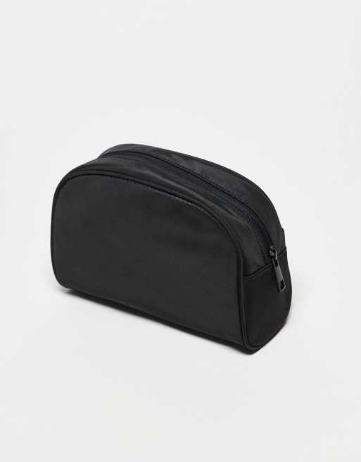 ASOS DESIGN – Kulturbeutel aus Nylon in Schwarz, 2 von 3