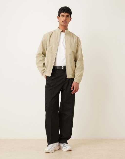 ASOS DESIGN – Kurtka bomberka oversize w kolorze kamiennego beżu, 2 z 5
