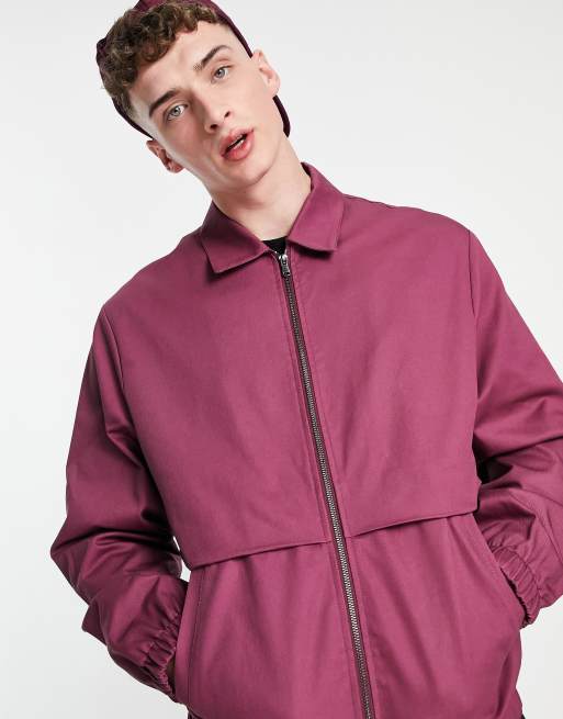 ASOS DESIGN – Kurtka Harrington w kolorze różowym