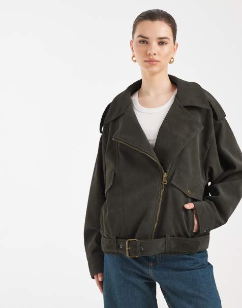 ASOS DESIGN – Kurtka typu biker oversize z imitacji skóry - view 1