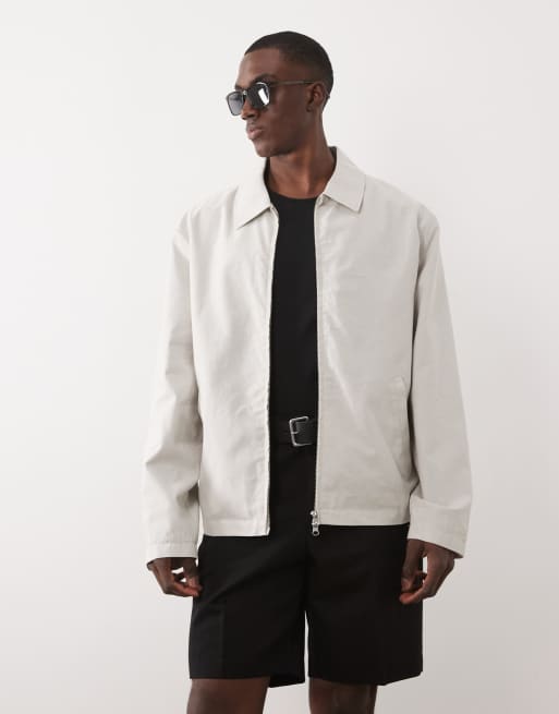 ASOS DESIGN – Kurtka typu harrington w naturalnym kolorze kamienia, 2 z 5