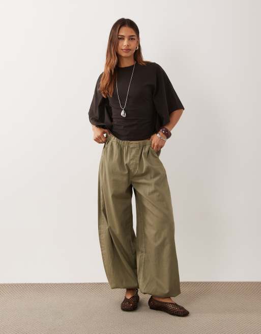 ASOS DESIGN kurzärmliges Oberteil in Braun, 2 von 4