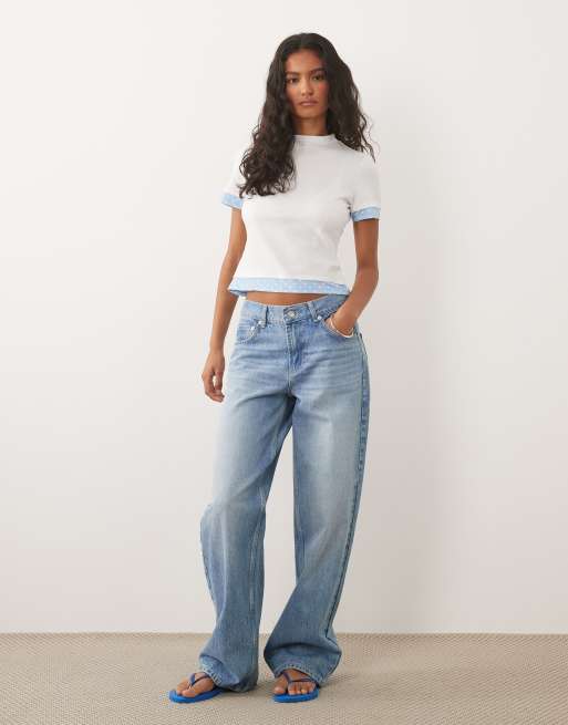 ASOS DESIGN – Kurzärmliges, zweilagiges Oberteil, 4 von 4
