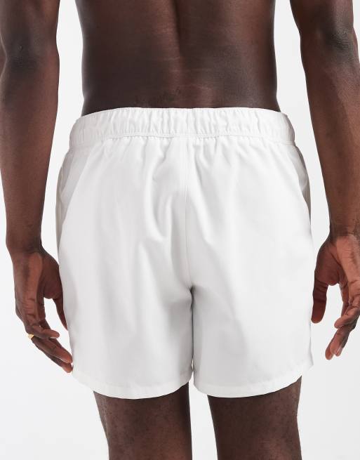ASOS DESIGN – Kurze Badeshorts in Weiß, 5 von 5