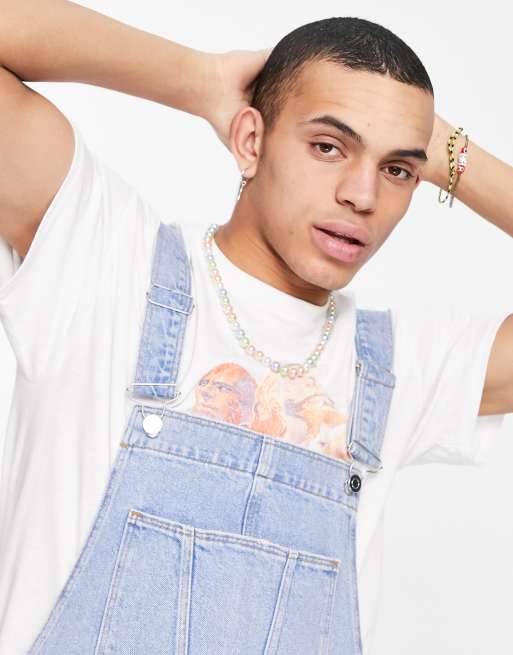 ASOS DESIGN – Kurze Halskette mit 6 mm großen Kunstperlen in mehreren Farben
