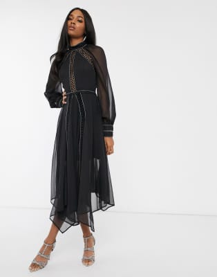 asos chain dress