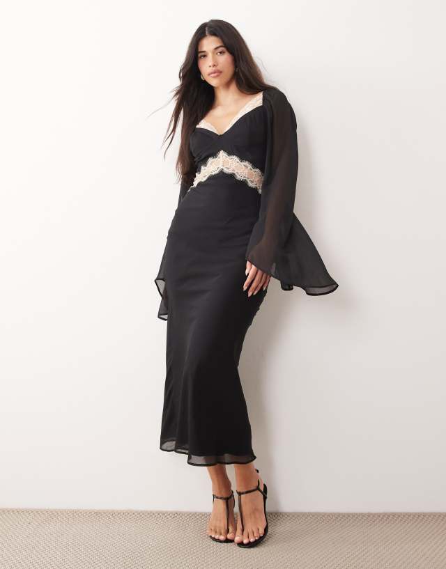 asos cream lace dress Design - Midi - Women - Polyester - 6 US Color:Blue/Mustard TSUNAMI SURF & RESORT Velvet Prom Dress Mini dress stretch panel at the