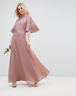 asos lace maxi dress